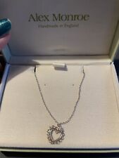 Alex Monroe Sterling Silver Heart Necklace