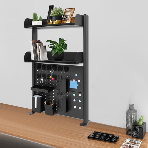 Clip desk organizer - 37", clip-on