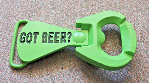 Green buckle bottle - buckle,