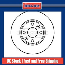 2x Brake Discs Vented For