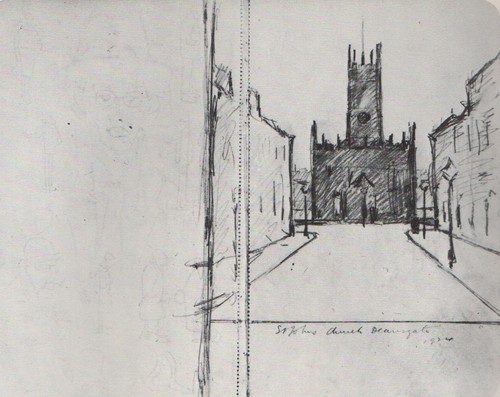 Lowry sketchbook pencil - l, lowry's