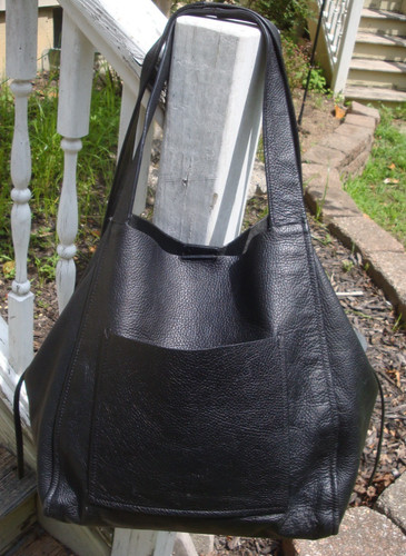 Zara basic large black tote - basic,