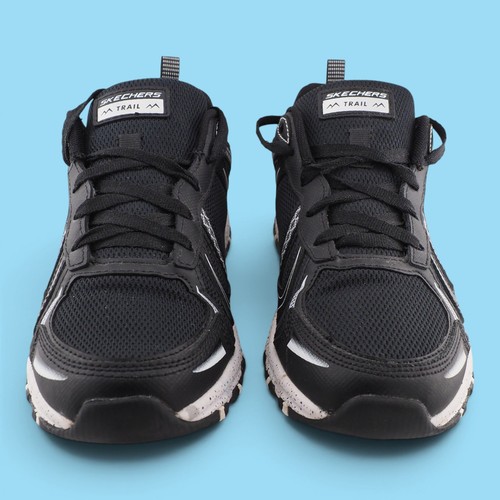 Skechers trail black white - trail,