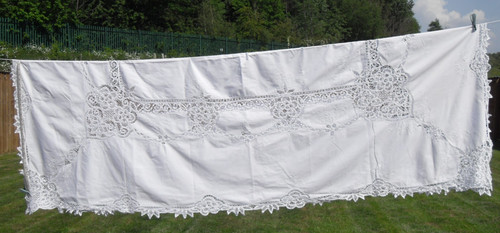 Vintage battenburg lace - vintage,