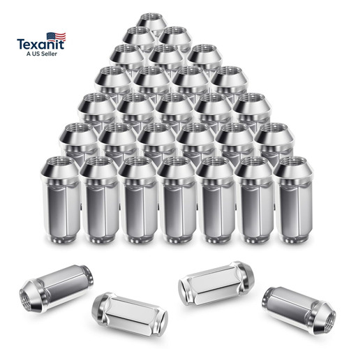M14x1 chrome wheel lug - m14x1.5,