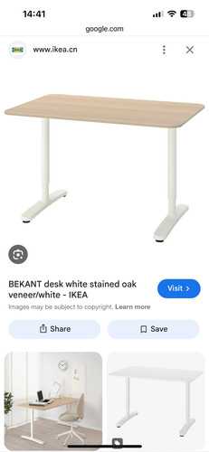 Ikea bekant desk oak - bekant,
