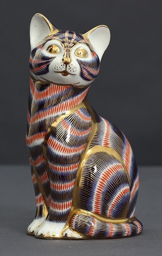 Royal crown derby cat - 'cat',, the