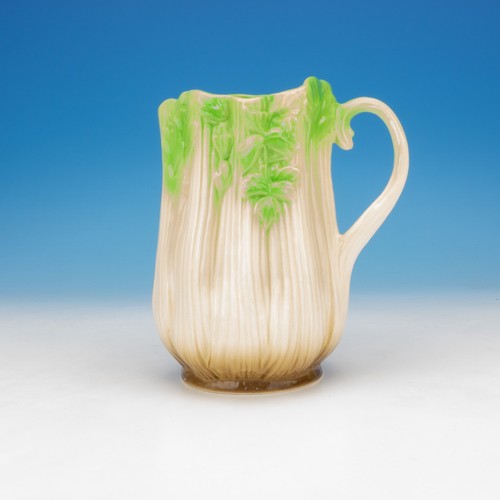 Sylvac pottery vase green - pottery,