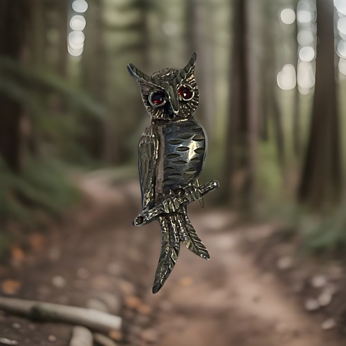 Lovely vintage silver - lovely, owl