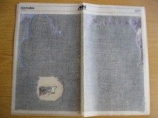 1 x Mecanorma Normatex transfer screen  Sheet 3117 Used (p)