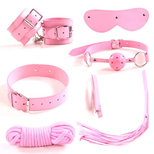 Pretty pink submissive bondage - submissive,