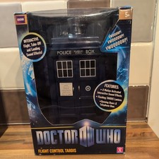 DOCTOR WHO FLIGHT CONTROL TARDIS - LIGHTS & SOUNDS - OPENED / UNUSED 