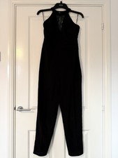 Lipsy Jumpsuit 12 Black Halter