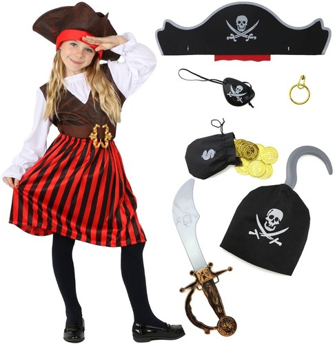 Girls pirate costume - girls, for