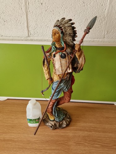 Large standing american indian - american,
