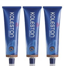 3x Wella Koleston Perfect 5/77 Medium Brown Brown Intense 60ml Hair Colour Colorat