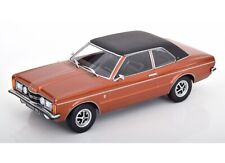 KK Scale Ford TAUNUS Cortina GXL 1971 Brown Met Black ROOF 1/18 KKDC180976. LHD