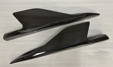 GENUINE CAPRISTO CARBON FIBRE SIDE FINS BLADES FERRARI 458 SPECIALE APERTA