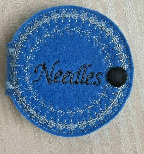 Handmade machine embroidered