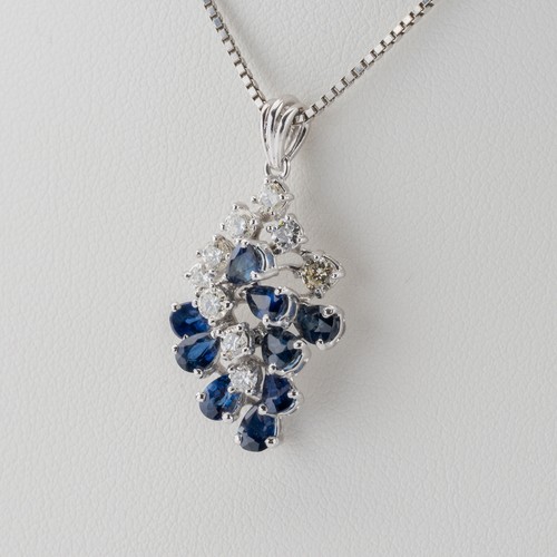 585 white gold pendant with