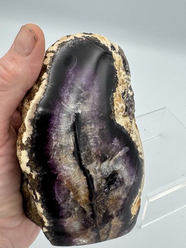 Blue john semi polished - john,