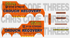 1/50 Code 3 Crouch Recovery decals suit Conrad Recovery Wrecker trucks