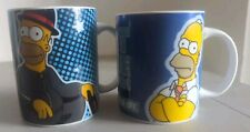 2 X Homer Simpson Mugs. Both MINT. FREE POSTAGE. 