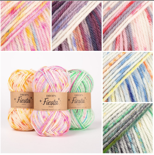 Drops fiesta yarn dk wool - drops,