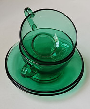 2 x vintage green ARCOROC