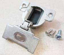 Blum COMPACT 110° Hinge 30.310-11.02 w/ Wrap Plate 130.213-01.22, 1-3/16" OL