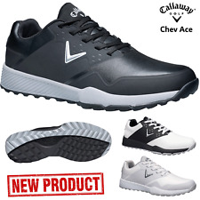 CALLAWAY GOLF SHOES CHEV ACE 2022 MENS WATERPROOF GOLF SHOES NEW WHITE OR BLACK