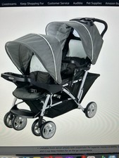 Graco DuoGlider Double Stroller | Lightweight with Glacier 