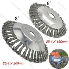 Weed Brush 200mm Weed Brush Power Scythe Brush Trimmer Mower Head for STIHL