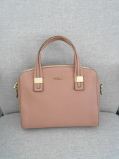 Furla Pink Top Handle Bag With Crossbody should strap