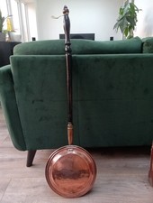 Vintage Copper Long Handle Bed