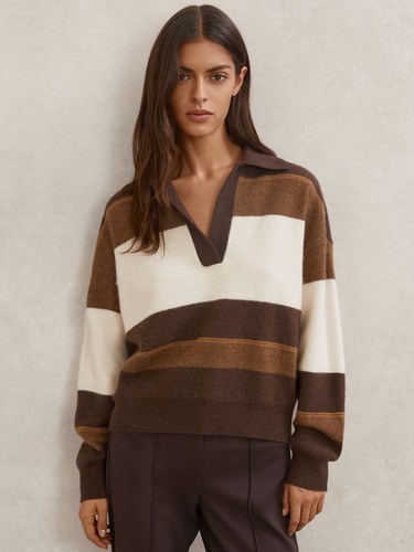 Reiss womens cashmere mix - womens, crew