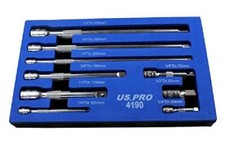 US PRO Tools 9pc 1/4'' 3/8''