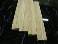 Oak hardwood wood strips 4/6/10mm thick 20mm wide 330mm long, 8 pieces per pack