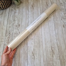 Laura Ashley Annecy Linen Damask Smooth Wallpaper New Sealed Batch W064259-A/I