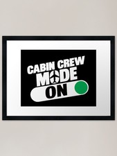 Cabin Crew Mode: On Framed Art