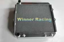 Fit Toyota Land Cruiser LJ70/71/73/77/78 2LTE 2.4TD 90-93 AT aluminium radiator