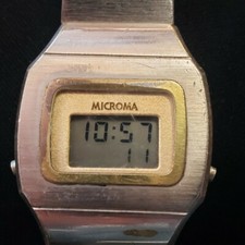 Vintage Microma Digital LCD Watch, Same type of watch worn in "Blade Runner"