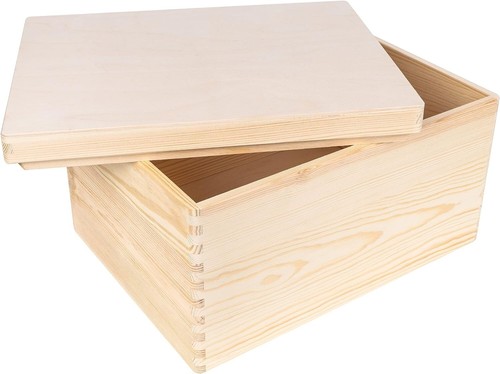 Large plain wooden - plain, storage