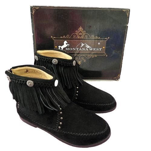 Montana west ankle boots black - montana,