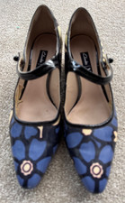 FAB CLARKS V&A BLUE BLACK &