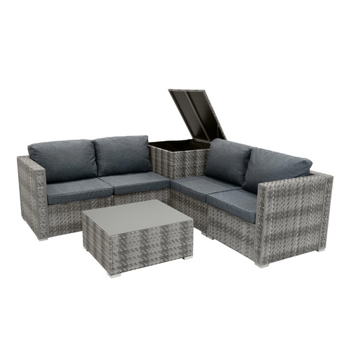 Jardí rattan modular piece - rattan, 6