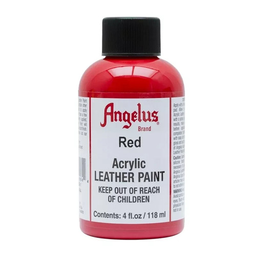 Angelus red leather acrylic - leather,
