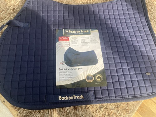 Full size navy back track - on,