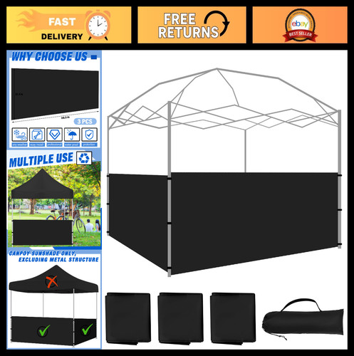 Pcs canopy half wall side - canopy,