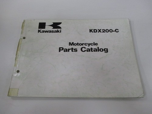 Kdx200 parts list english - kdx200-c,